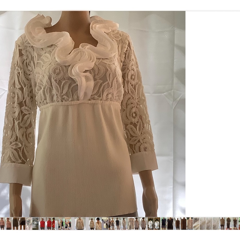 Lace, formal Top